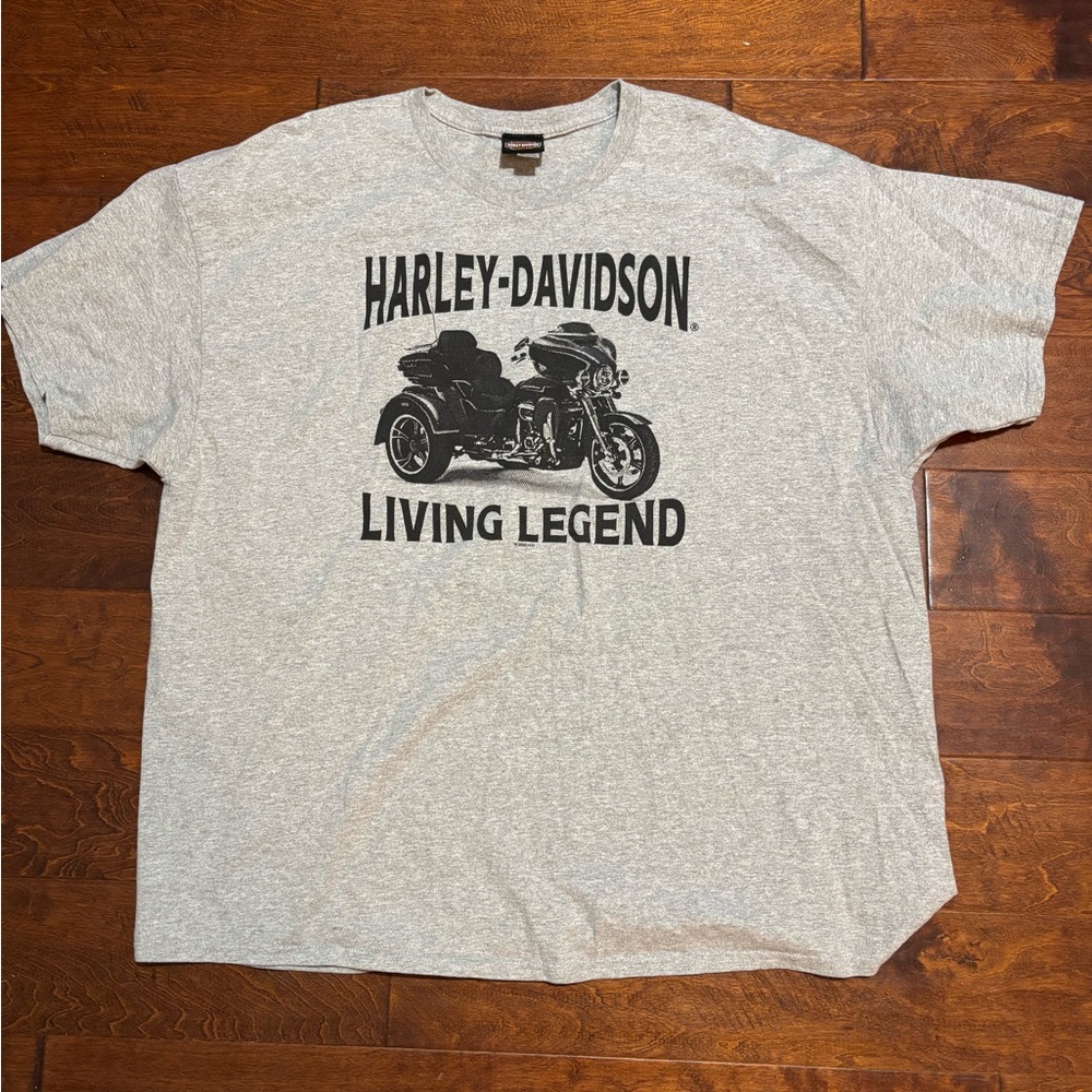 Harley-Davidson Fishers, Indiana Living Legend Gray Tee 3XL